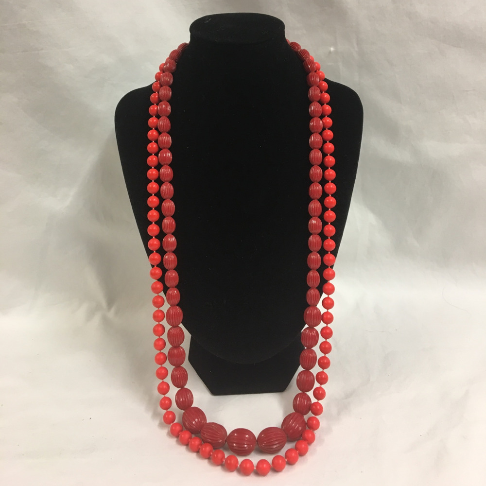 + Red Beaded Necklace Bundle